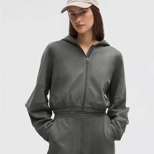lululemon Loungeful Relaxed-Fit Full-Zip Cropped Hoodie